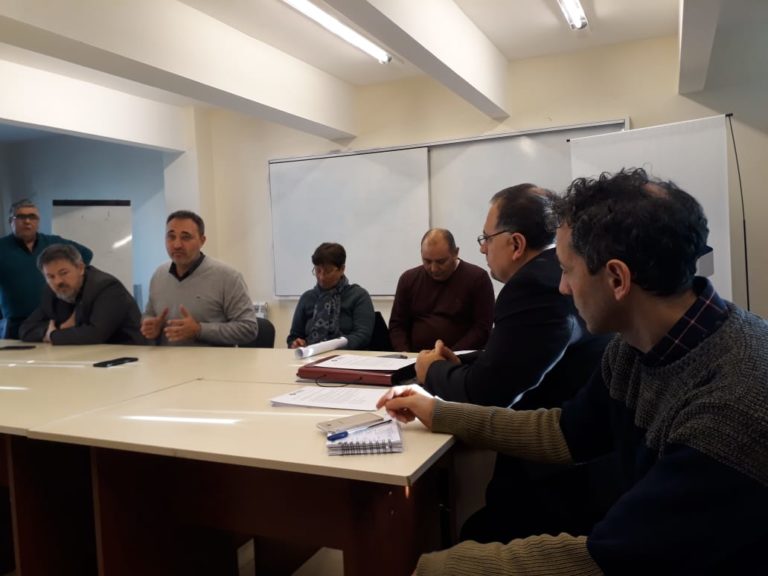 Reunión del COPRET en el Distrito 5 del Colegio de Técnicos