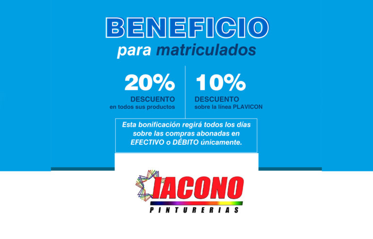 Beneficios en Pinturería Iacono e Hijo S.A