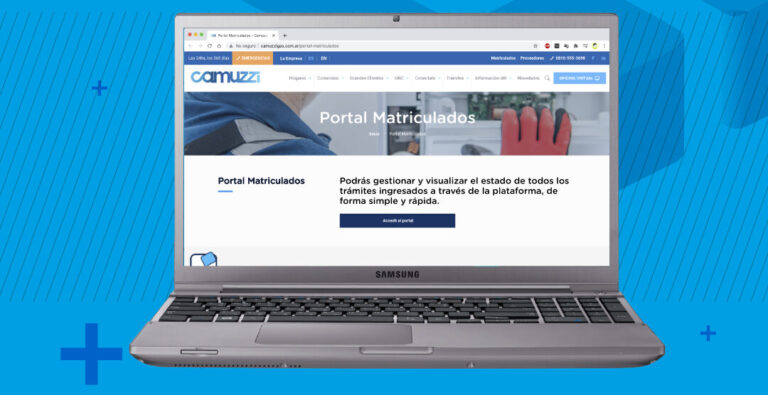 Camuzzi: Ahora podés pedir modificación de tu factibilidad aprobada a través del portal matriculados