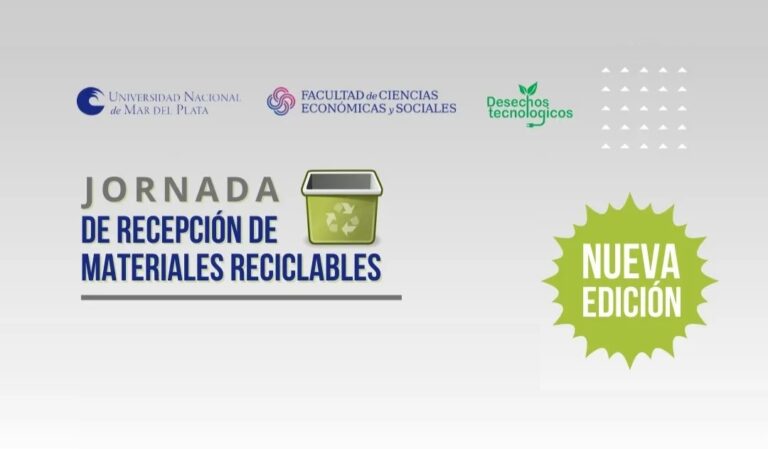 X Jornada de Recepción de Materiales Reciclables en la UNMDP