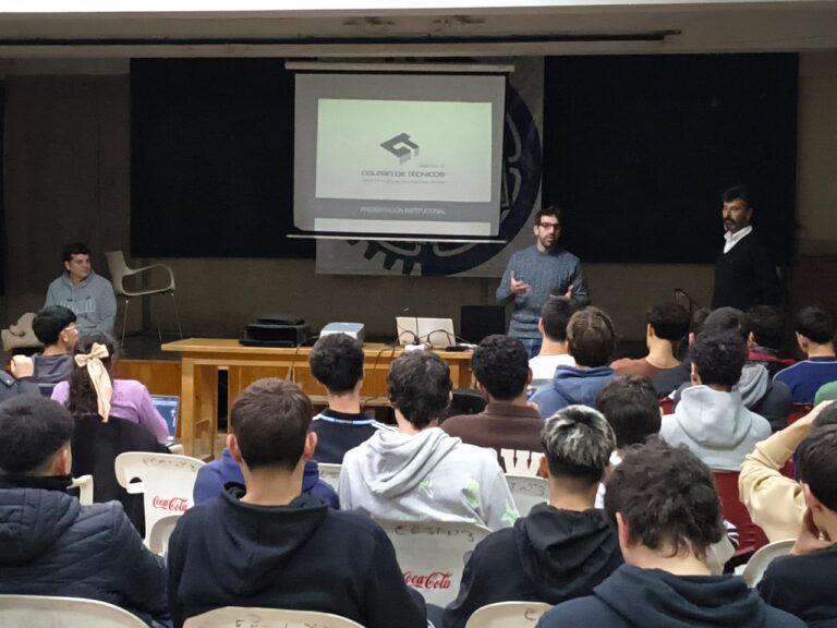 El CTPBA D5 visitó la EEST N° 3 de Mar del Plata