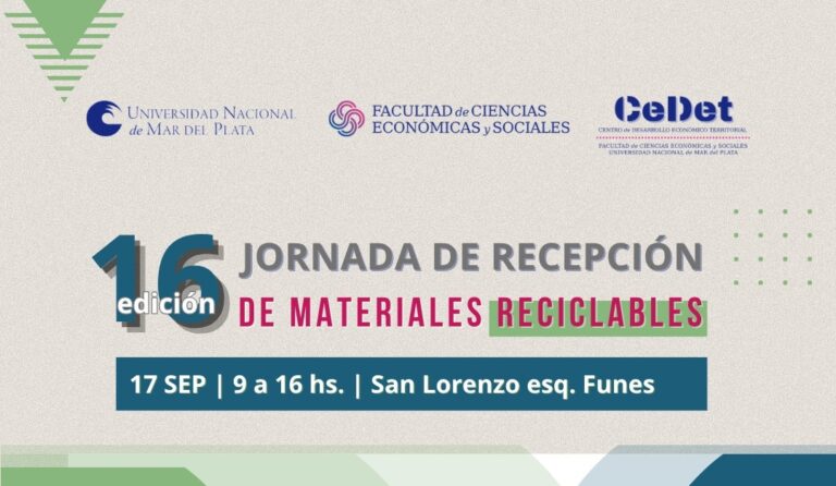 16° Jornada de Recepción de Materiales Reciclables